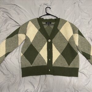 Green Cardigan